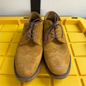 Frye Oxford Tan Suede Men’s 10.5